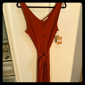 Reformation rust dress xl NWT